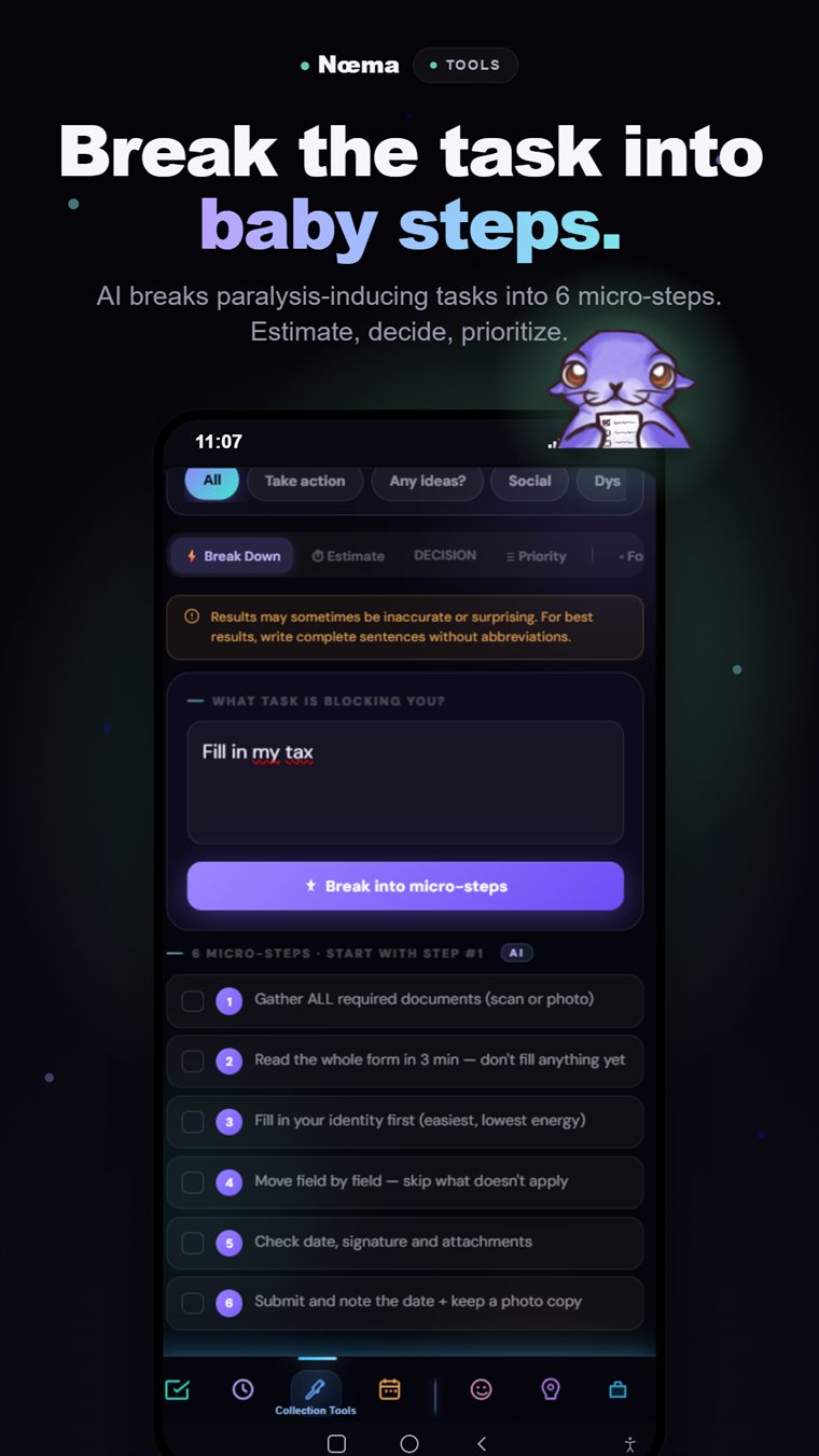 L'application Nœma, écran 8